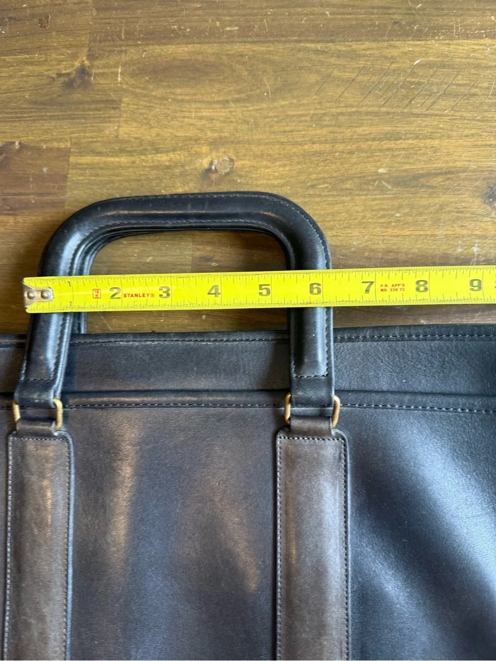 Coach Black Leather Briefcase